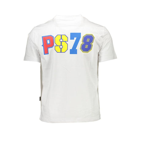 Plein Sport Hvid T-shirt i bomuld til mænd