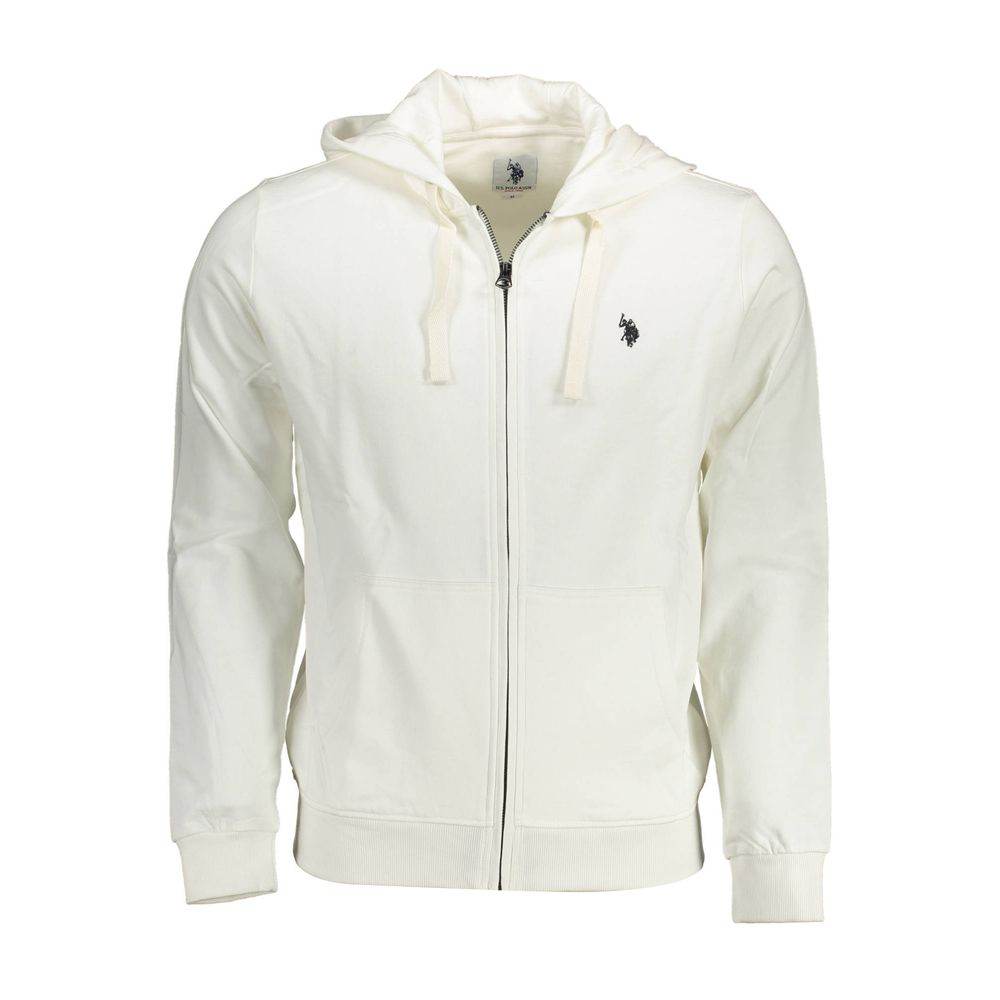 U.S. POLO ASSN. White Cotton Men Sweater - Hilstor