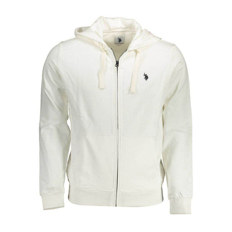 U.S. POLO ASSN. White Cotton Men Sweater - Hilstor
