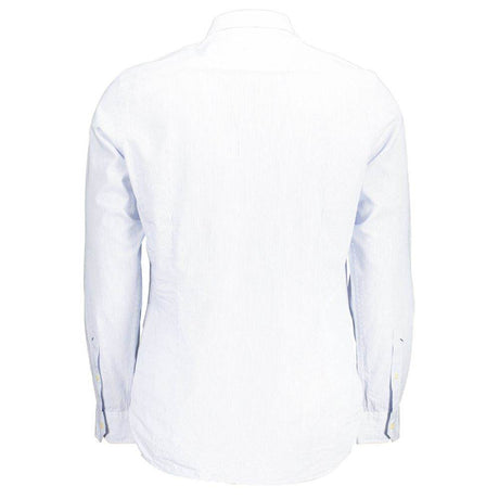 U.S. POLO ASSN. Light Blue Cotton Men Shirt - Hilstor