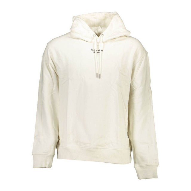Calvin Klein White Cotton Men Sweater - Hilstor