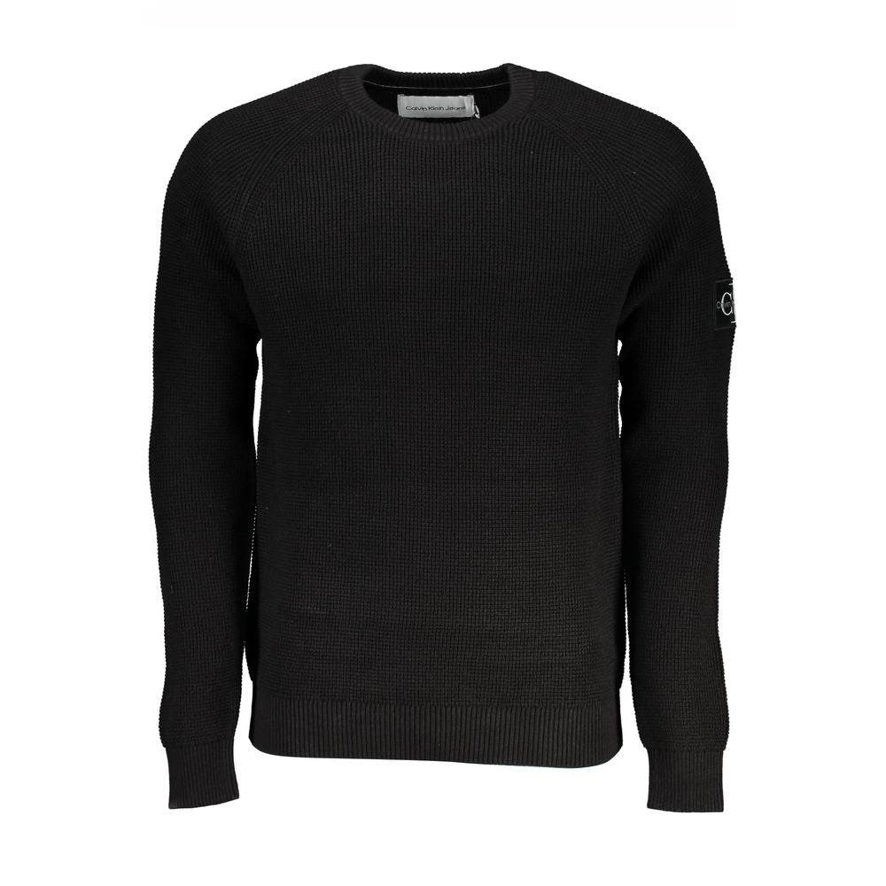 Calvin Klein Sleek Organic Cotton Crew Neck Sweater - Hilstor
