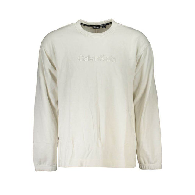 Calvin Klein White Cotton Men Sweater - Hilstor