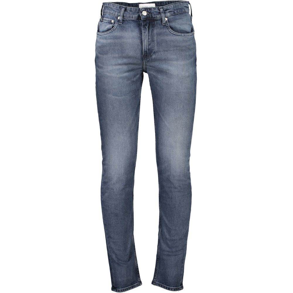Calvin Klein Blue Cotton Men Jeans - Hilstor