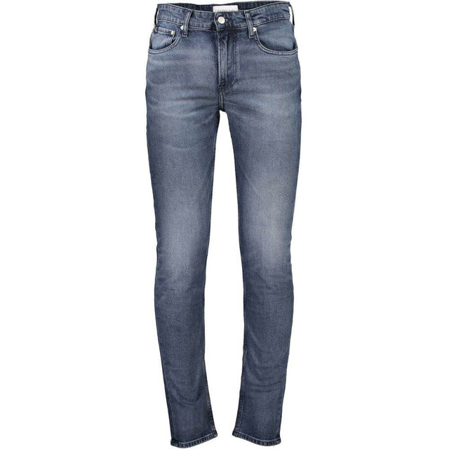 Calvin Klein Blue Cotton Men Jeans - Hilstor