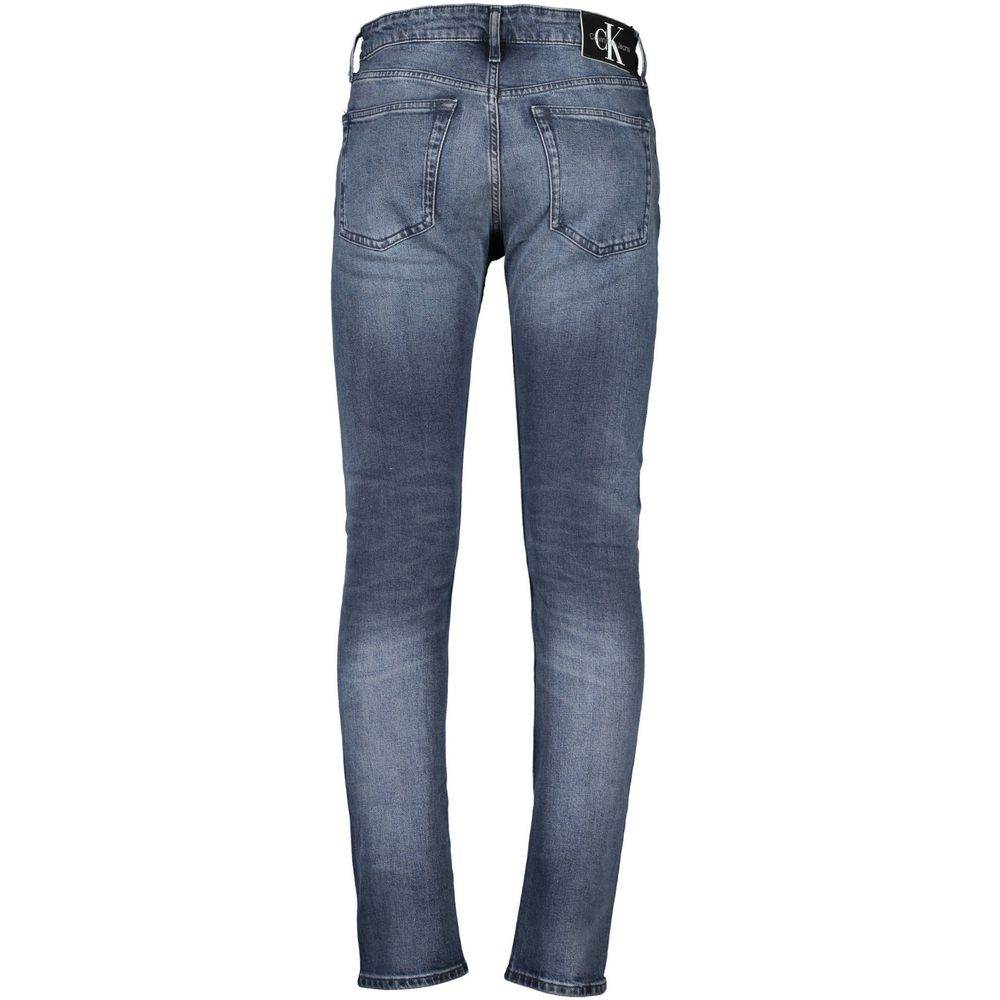 Calvin Klein Blue Cotton Men Jeans - Hilstor