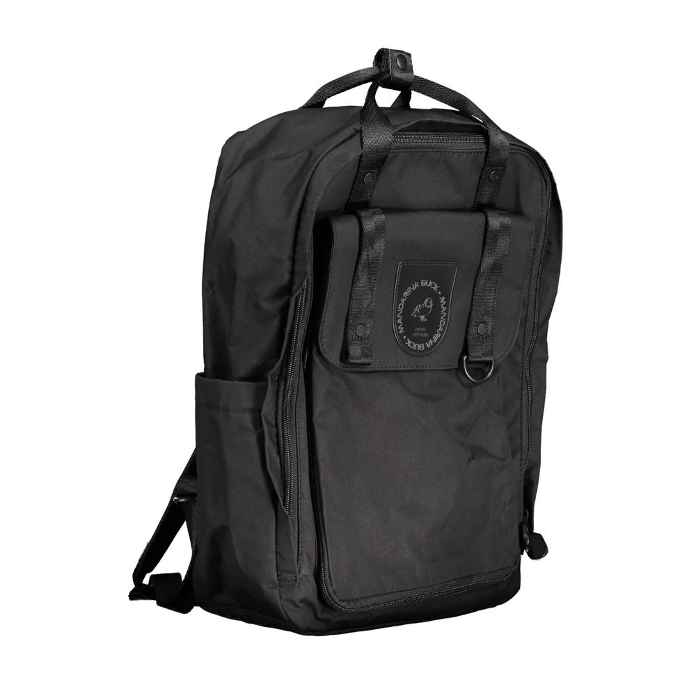 Mandarina Duck Black Bomuldsrygsæk