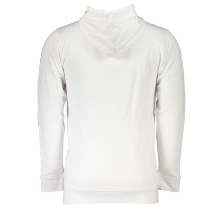 Cavalli Class White Cotton Men Sweatshirt