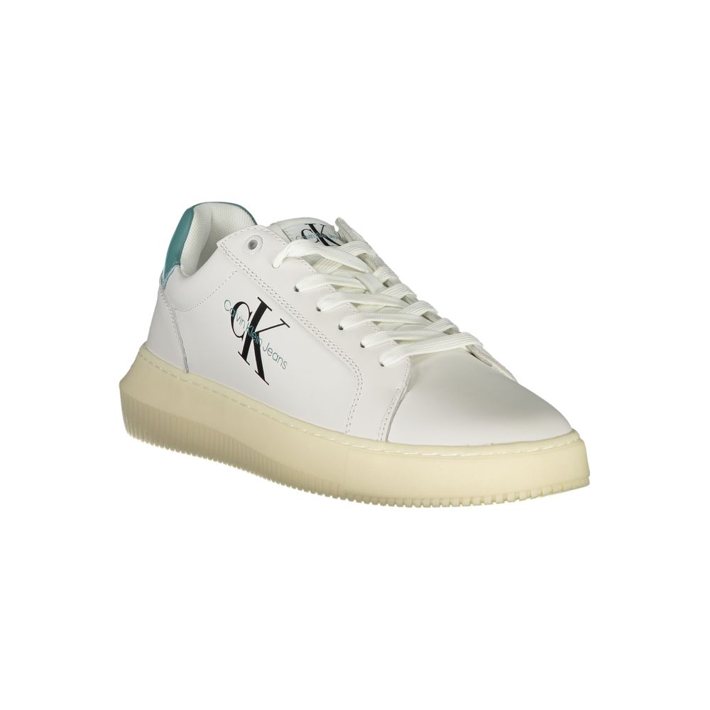 Calvin Klein Elegante Hvide Sneakers med Miljøbevidst Design