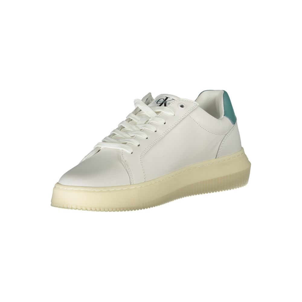 Calvin Klein Elegante Hvide Sneakers med Miljøbevidst Design