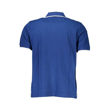 North Sails Blue Cotton Polo Shirt - Hilstor