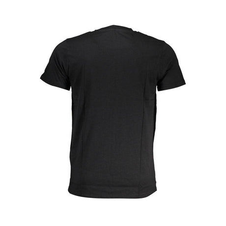 Cavalli Class Black Cotton T-Shirt - Hilstor