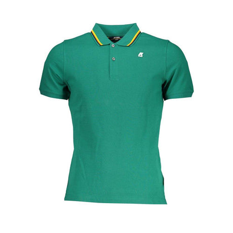 K-WAY Green Cotton Polo Shirt - Hilstor