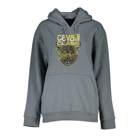 Cavalli Class Gray Cotton Women Sweater - Hilstor