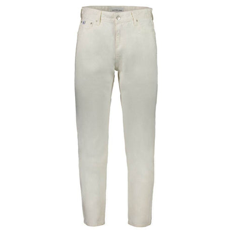 Calvin Klein White Cotton Men's Jeans - Hilstor