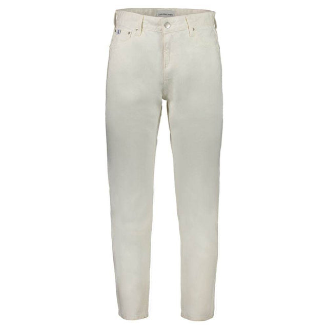 Calvin Klein White Cotton Men's Jeans - Hilstor