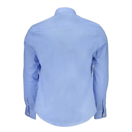 North Sails Light Blue Cotton Men Shirt - Hilstor