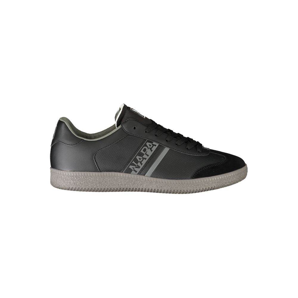 Napapijri Black Polyester Sneaker - Hilstor