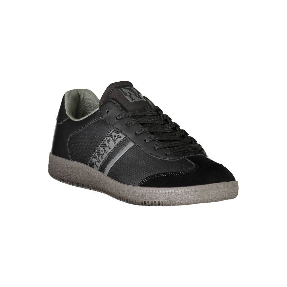 Napapijri Black Polyester Sneaker - Hilstor