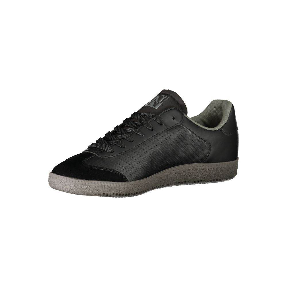 Napapijri Black Polyester Sneaker - Hilstor