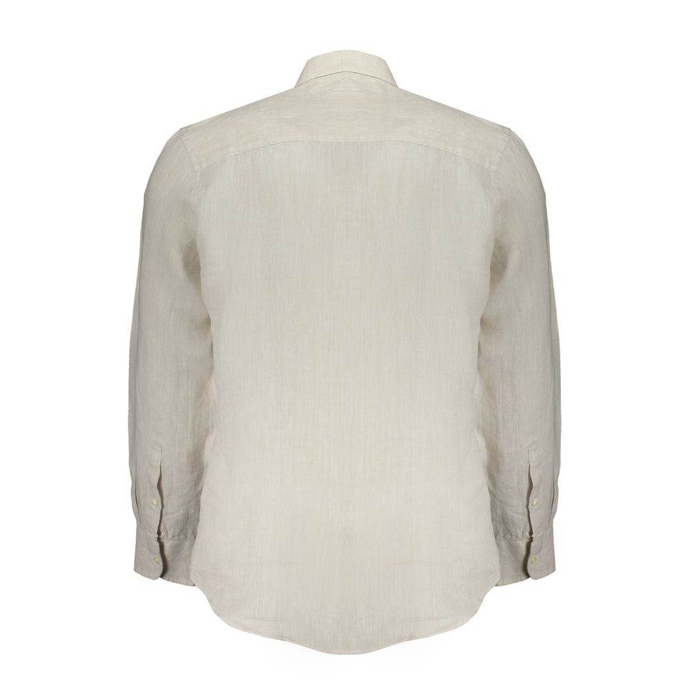 North Sails Beige Linen Shirt - Hilstor