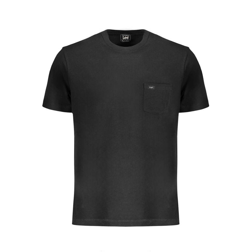 Lee Black Cotton T-Shirt - Hilstor