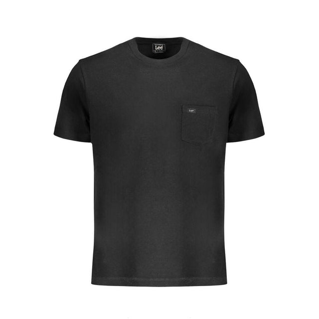 Lee Black Cotton T-Shirt - Hilstor