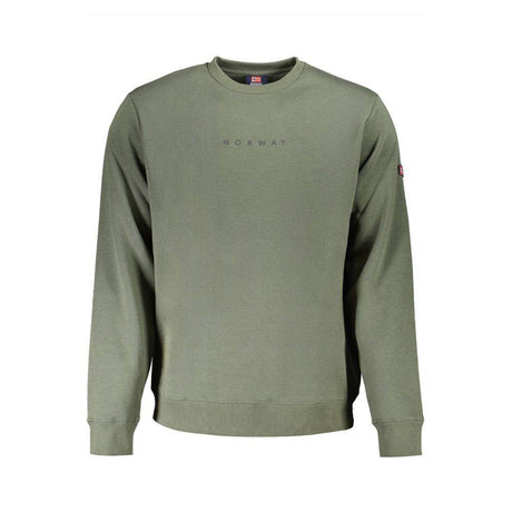 Norway 1963 Green Cotton Men Sweater - Hilstor
