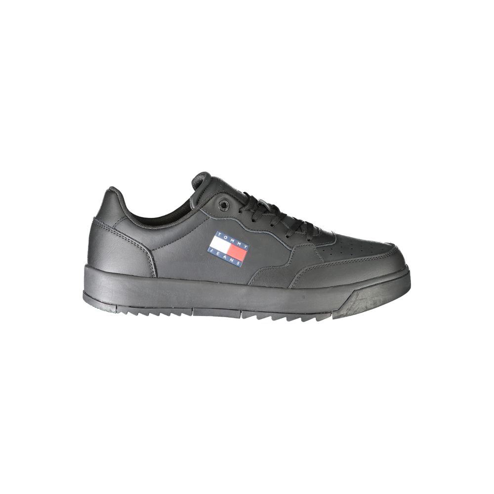 Tommy Hilfiger sort polyethylen herre sneaker