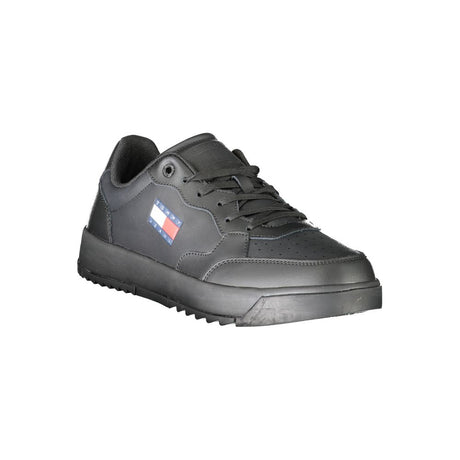 Tommy Hilfiger sort polyethylen herre sneaker
