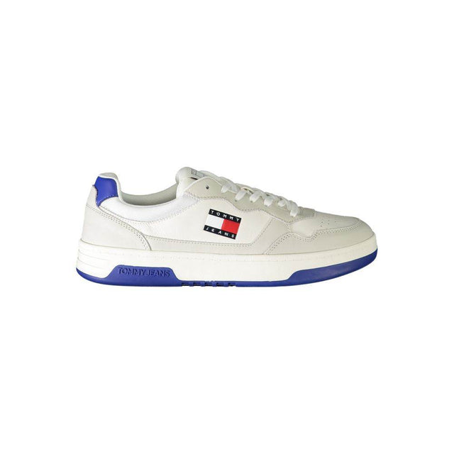 Tommy Hilfiger White Leather Men Sneaker - Hilstor