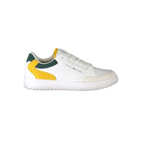 Tommy Hilfiger White Polyethylene Men Sneaker - Hilstor