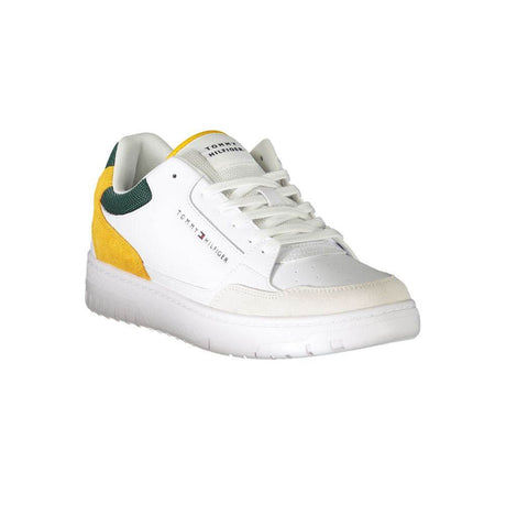 Tommy Hilfiger White Polyethylene Men Sneaker - Hilstor