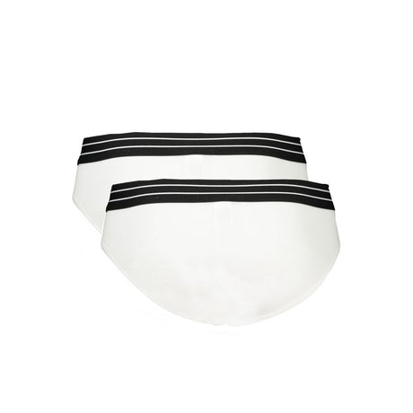 Cavalli Class White Cotton Herreundertøj