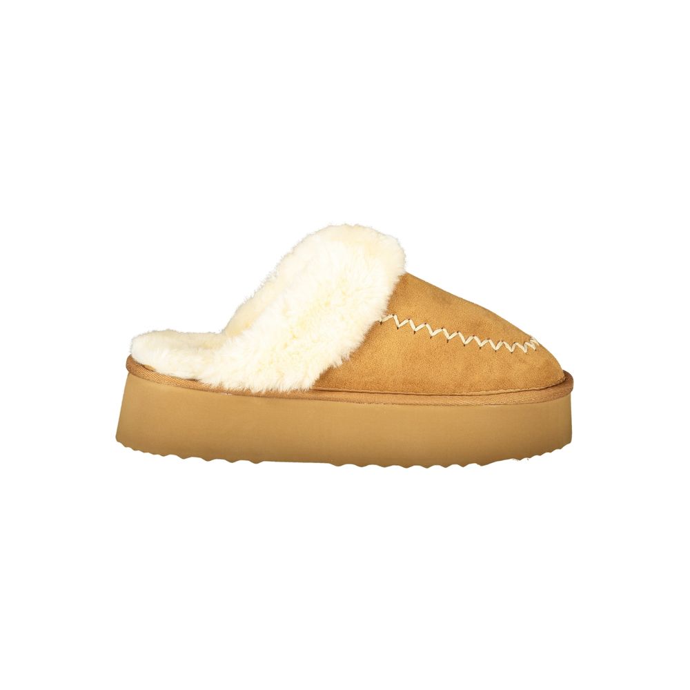 Laura Biagiotti brun polyester sandal til kvinder