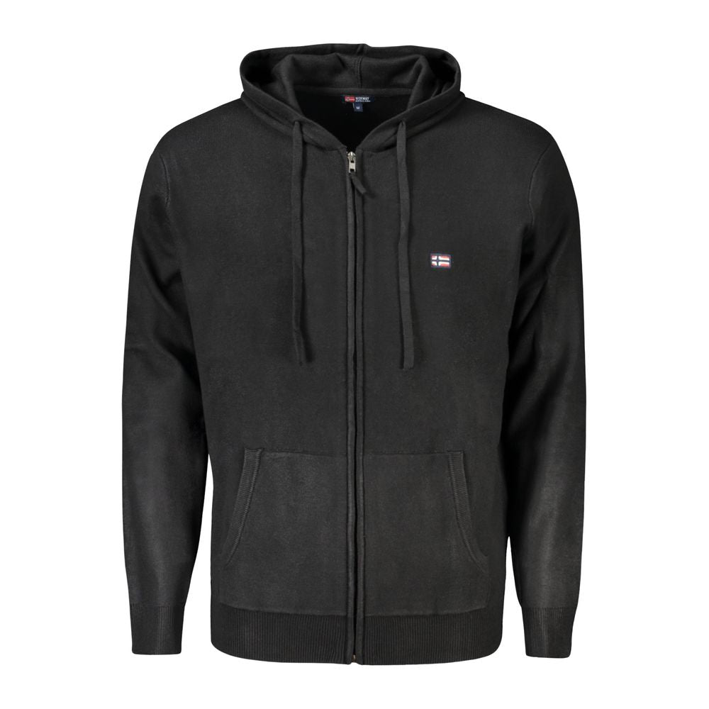 Norge 1963 sort polyamid cardigan til mænd