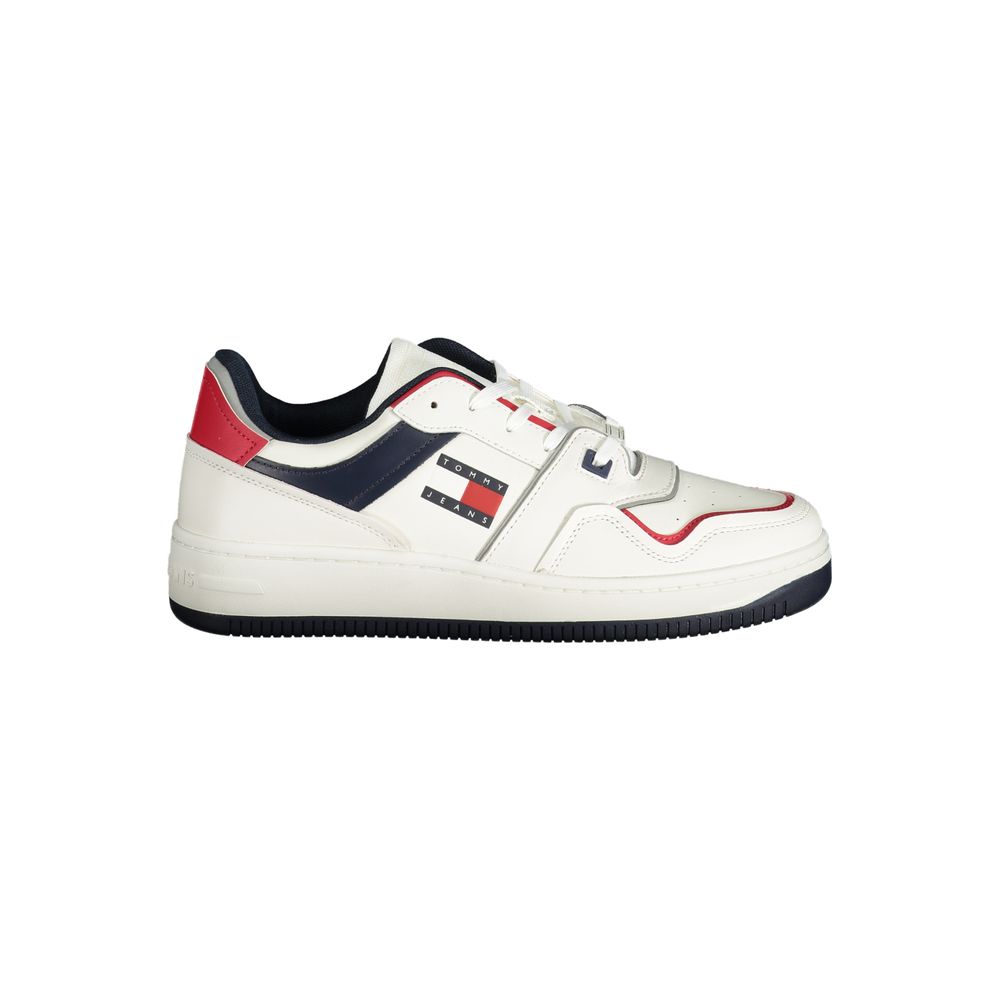 Tommy Hilfiger Hvid Læder Sneaker til mænd