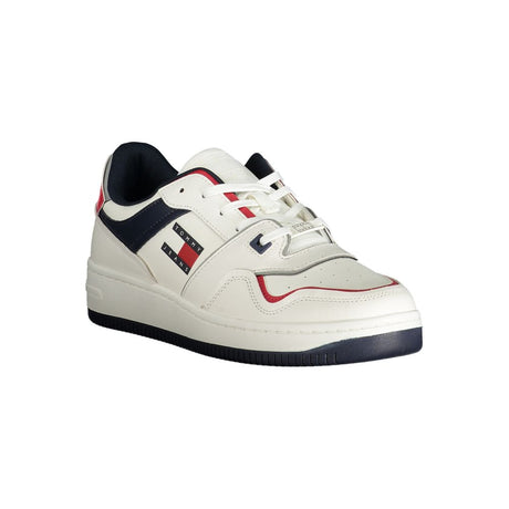 Tommy Hilfiger Hvid Læder Sneaker til mænd
