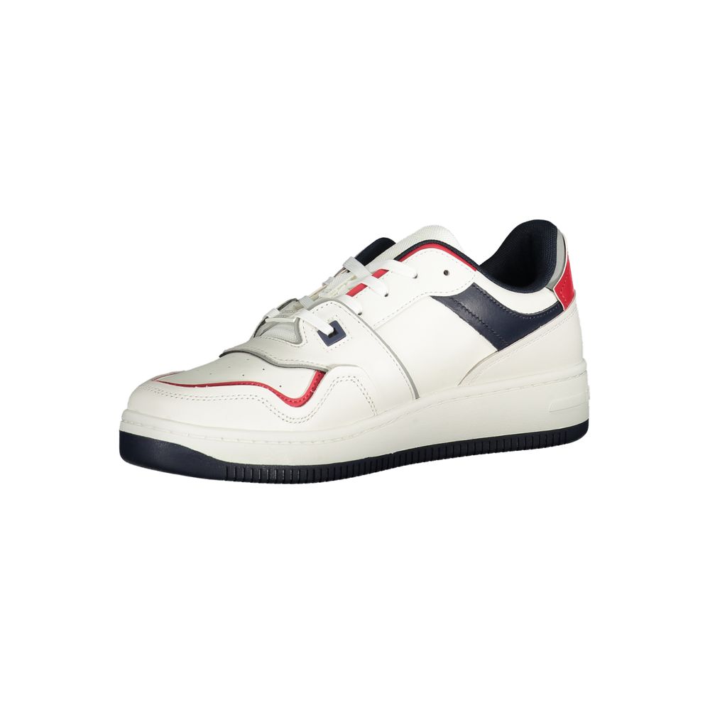 Tommy Hilfiger Hvid Læder Sneaker til mænd