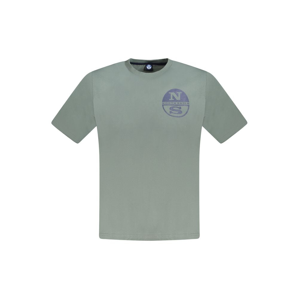 North Sails Grøn T-shirt i bomuld til mænd