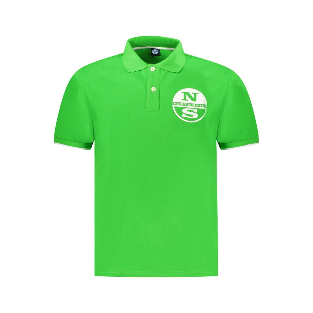 North Sails Grøn Bomuld Polo Shirt til mænd