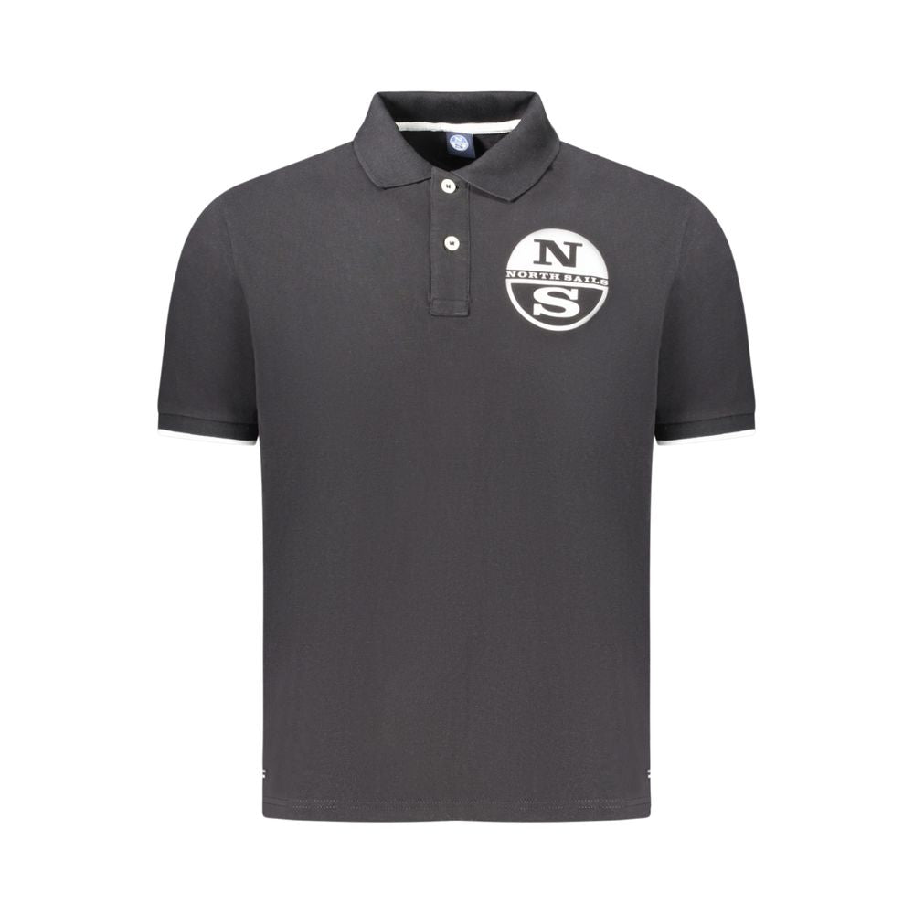 North Sails Sort Bomuld Polo Shirt til mænd