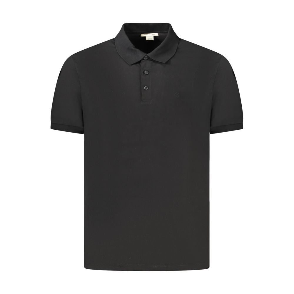 Calvin Klein sort bomuld poloshirt til mænd