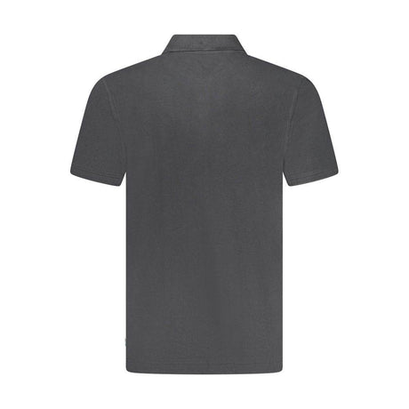 Wrangler Black Cotton Polo Shirt - Hilstor
