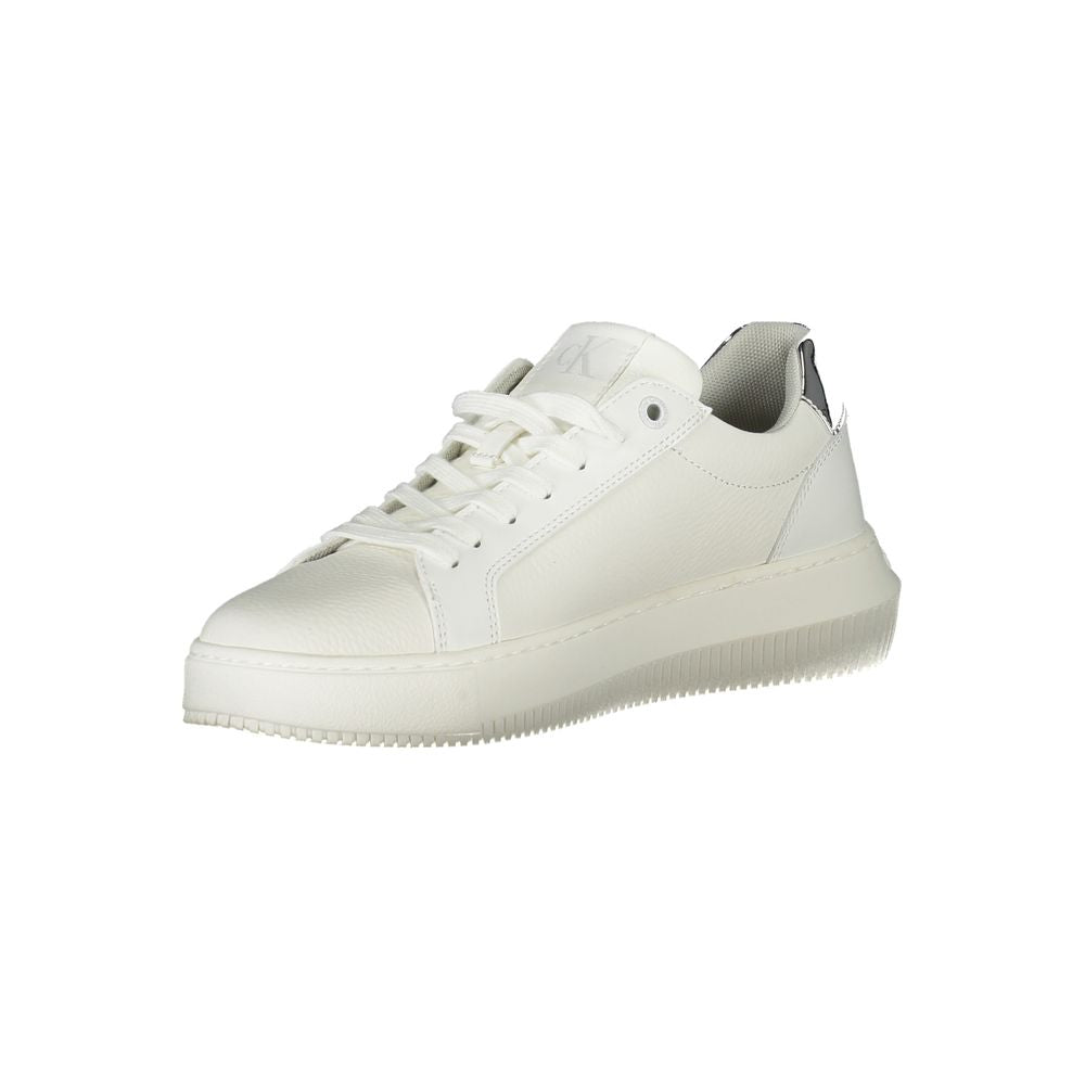 Calvin Klein hvid polyethylen sneaker til kvinder
