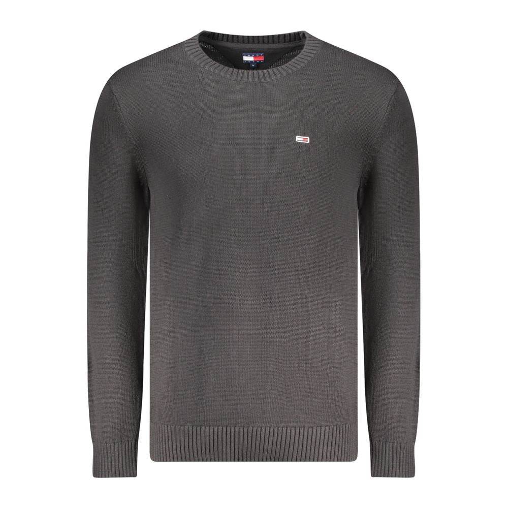Tommy Hilfiger Black Cotton Men Sweater - Hilstor