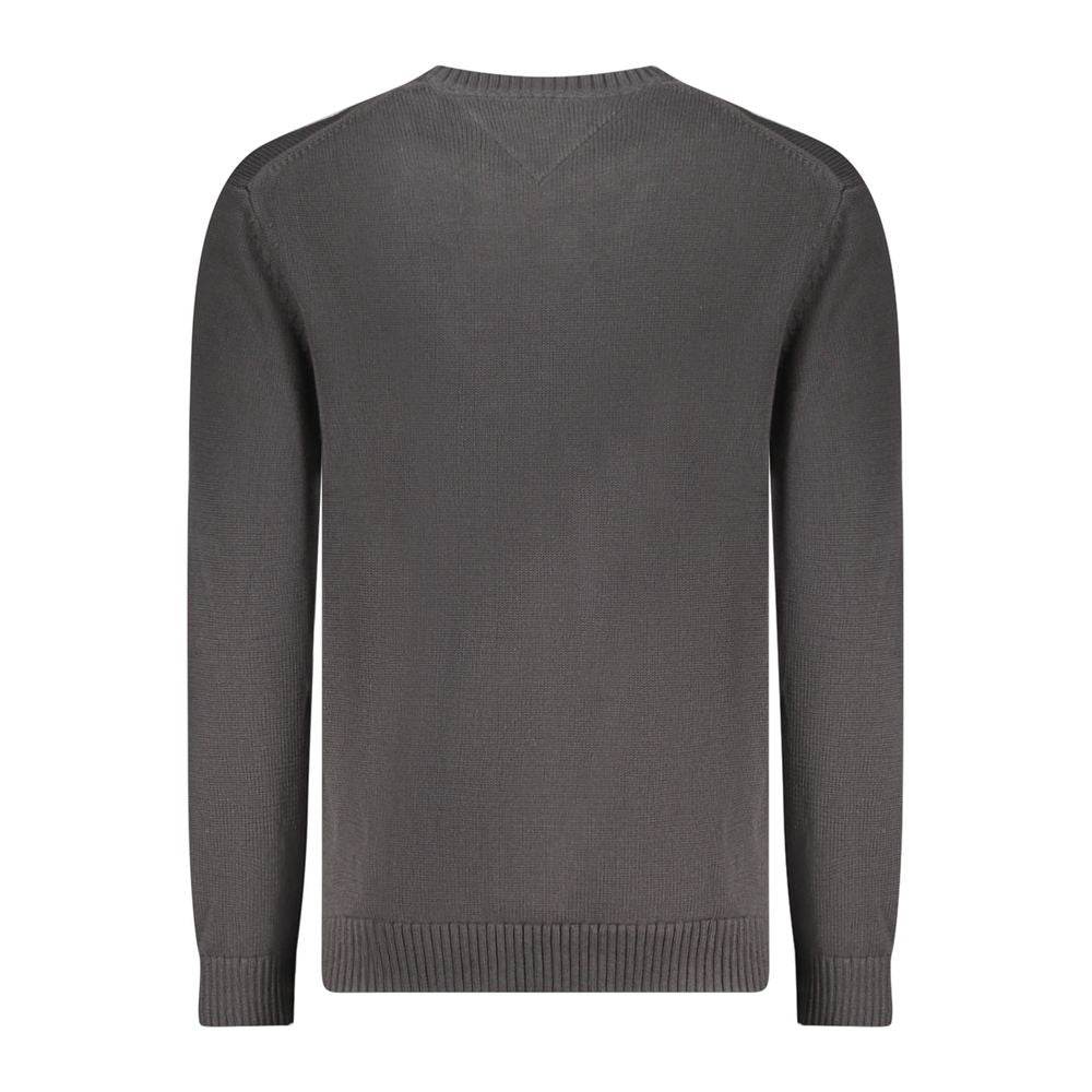 Tommy Hilfiger Black Cotton Men Sweater - Hilstor