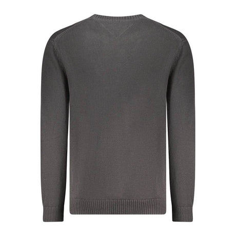Tommy Hilfiger Black Cotton Men Sweater - Hilstor
