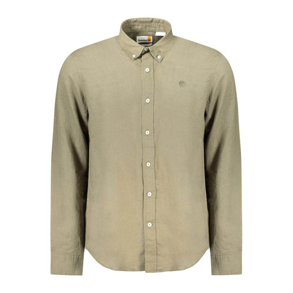 Timberland Green Cotton Shirt - Hilstor