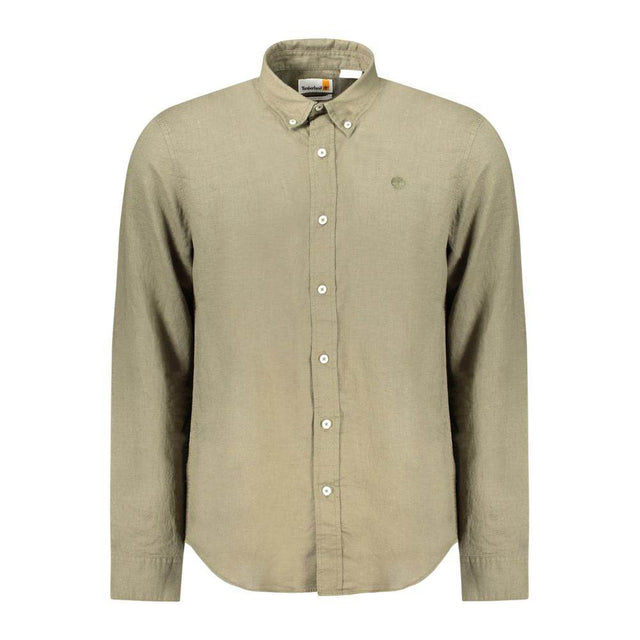 Timberland Green Cotton Shirt - Hilstor